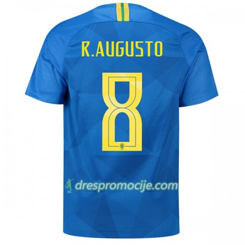 Brazil Dres R.Augusto 8 Gostujući Svjetsko prvenstvo 2018 Brazil Dres R.Augusto 8 Gostujući Svjetsko prvenstvo 2018